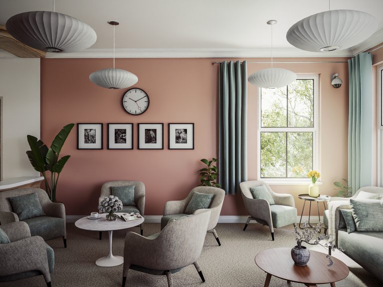 Wohnraumgestaltung im Pflegeheim