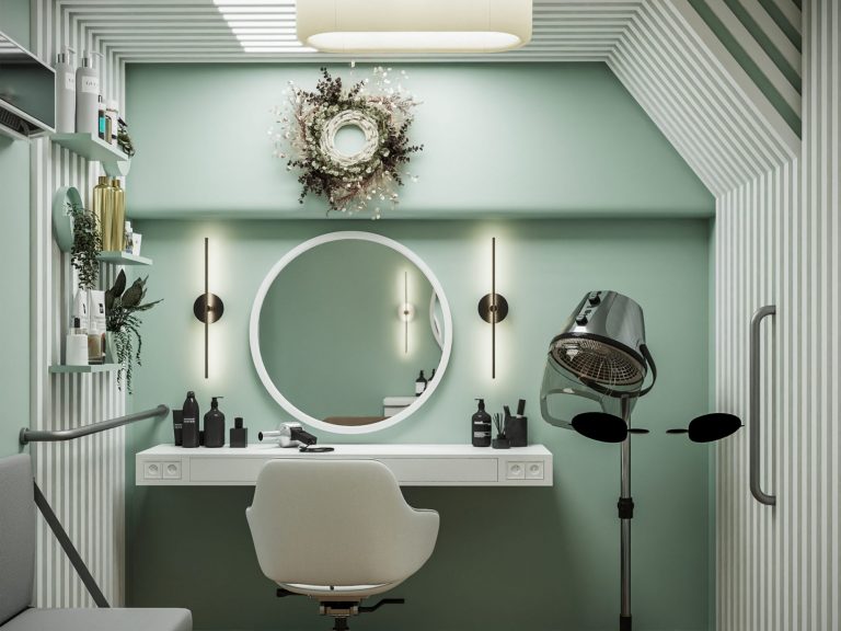 Friseursalon im Pflegeheim