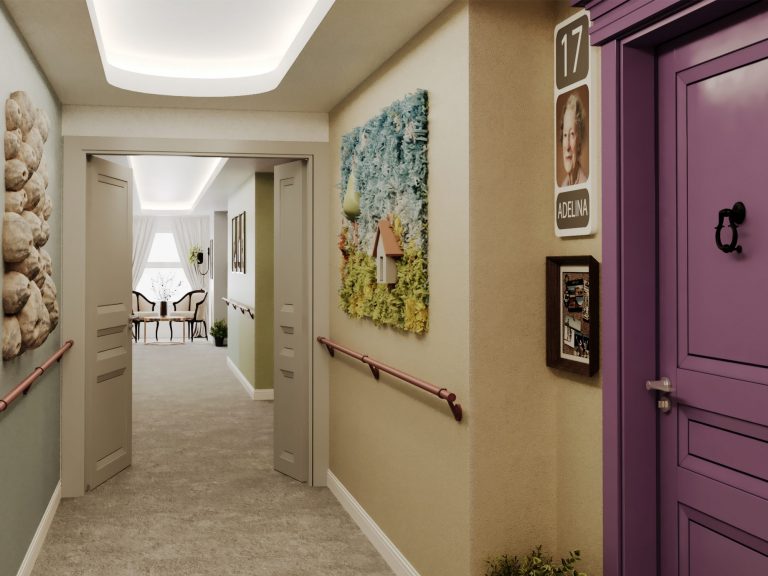 Flurgestaltung im Pflegeheim