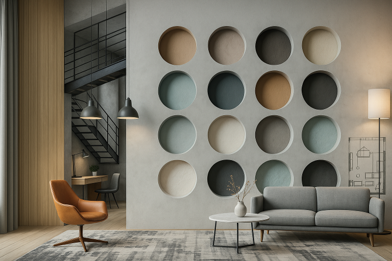 Auswahl der Wandfarben in der Architekturplanung