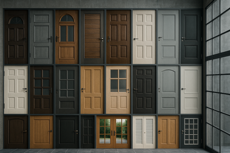 Auswahl von Türen in der Architekturplanung