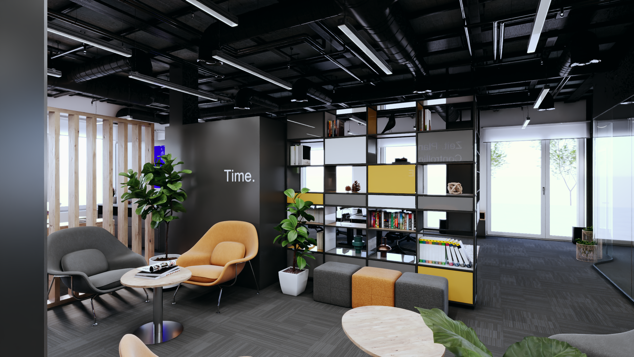 Innenarchitektur für Büro