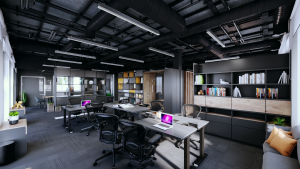 Innenarchitektur für Büro