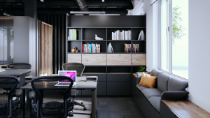 Innenarchitektur für Büro